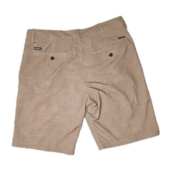 Quiksilver Amphibian Mens Size 33 Hybrid Golf Swim Hike Shorts Tan - Picture 2 of 5